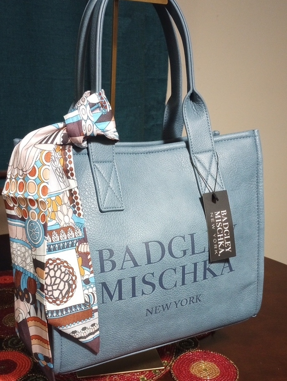 Badgley Mischka NY Elle Tote - Picture 1 of 16